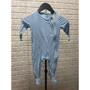 Kiddiezoom‎ Baby Clothes Sleepsuit Footie Pajamas Blue 12 Months Bamboo Spandex